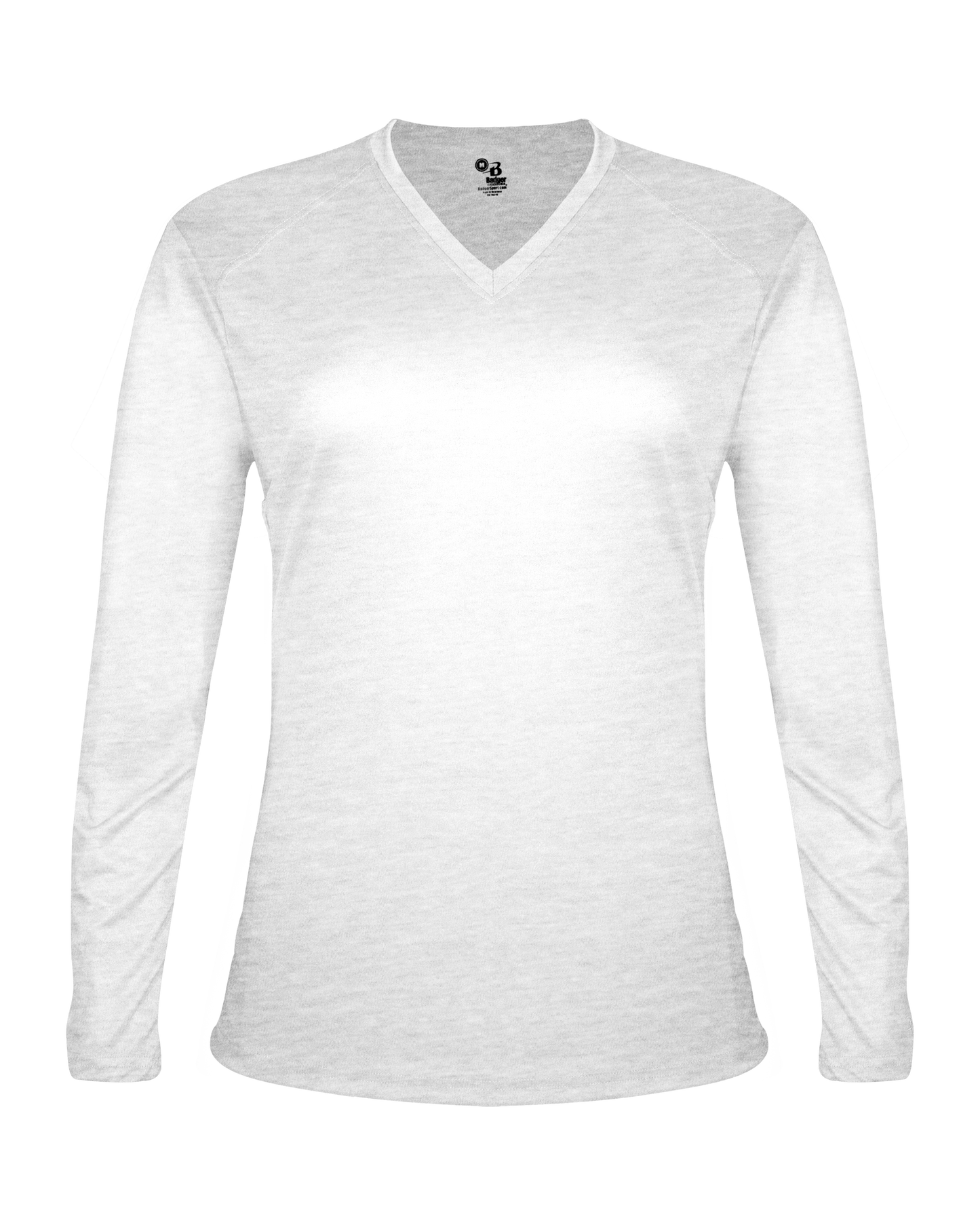 Badger Sport - TRI-BLEND LADIES' V-NECK L/S T (496400)