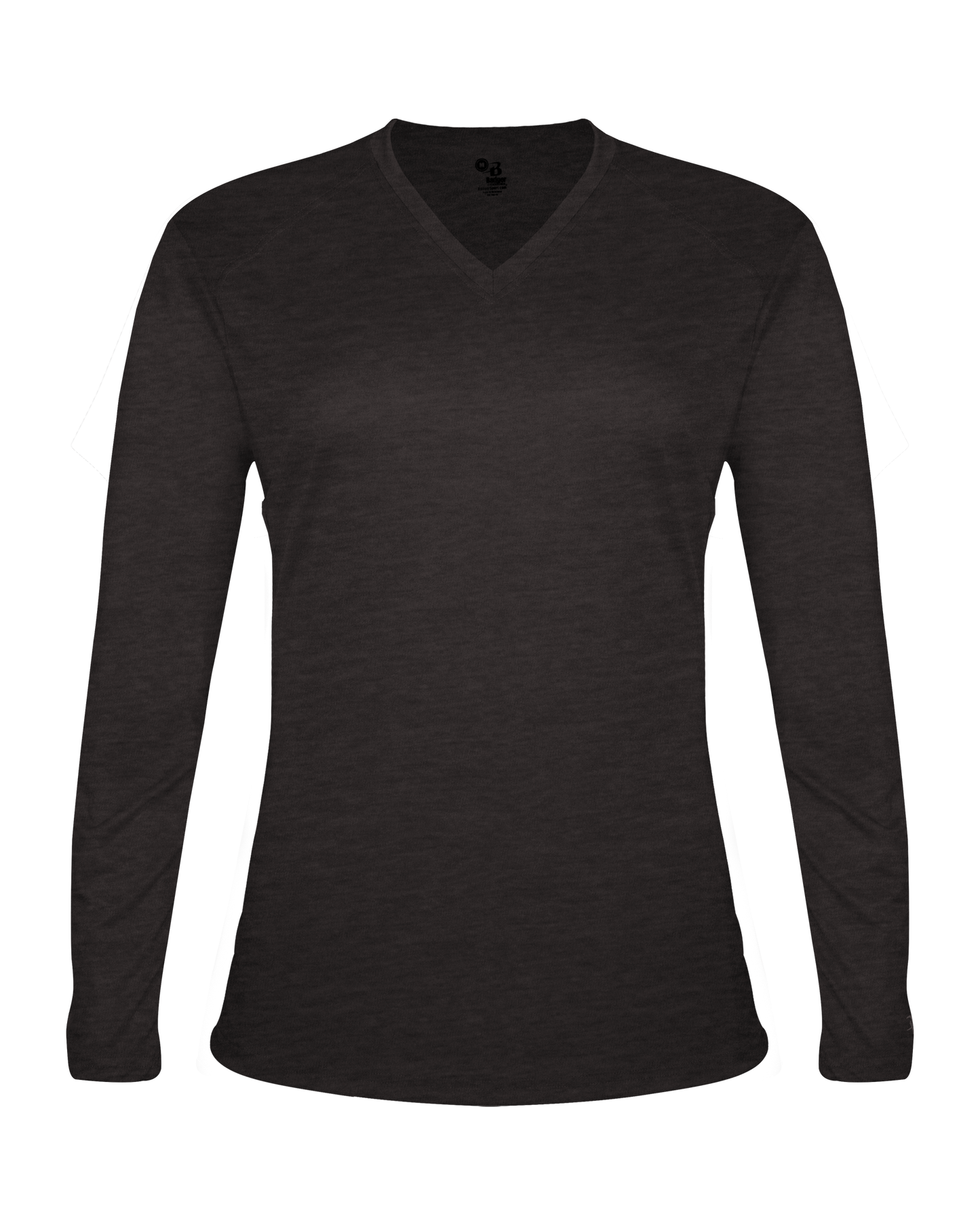 Badger Sport - TRI-BLEND LADIES' V-NECK L/S T (496400)