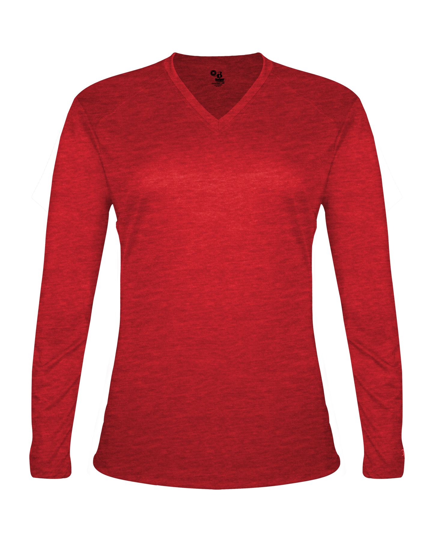 Badger Sport - TRI-BLEND LADIES' V-NECK L/S T (496400)