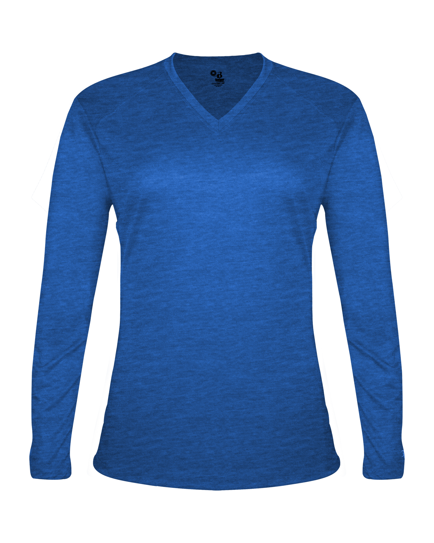 Badger Sport - TRI-BLEND LADIES' V-NECK L/S T (496400)