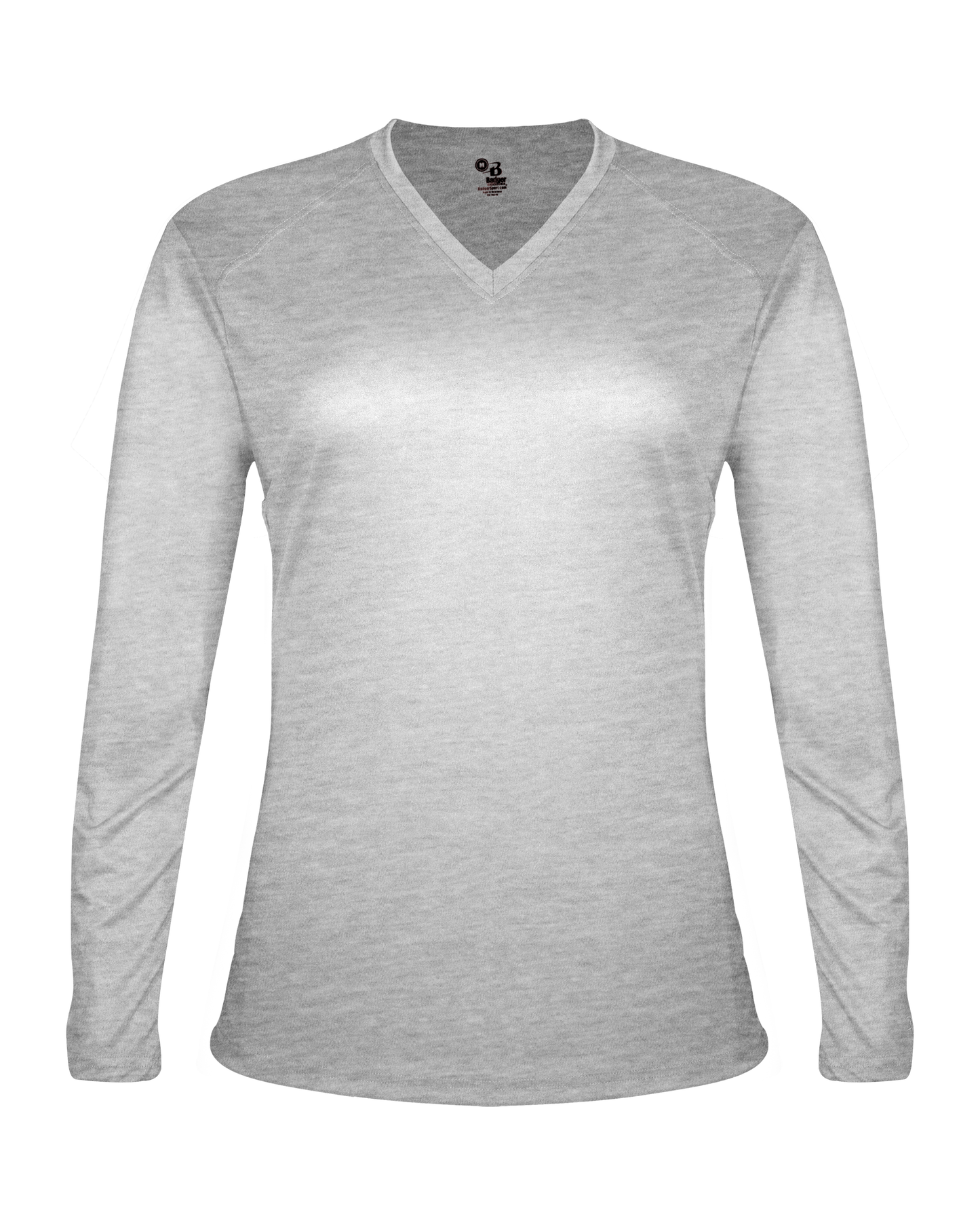 Badger Sport - TRI-BLEND LADIES' V-NECK L/S T (496400)