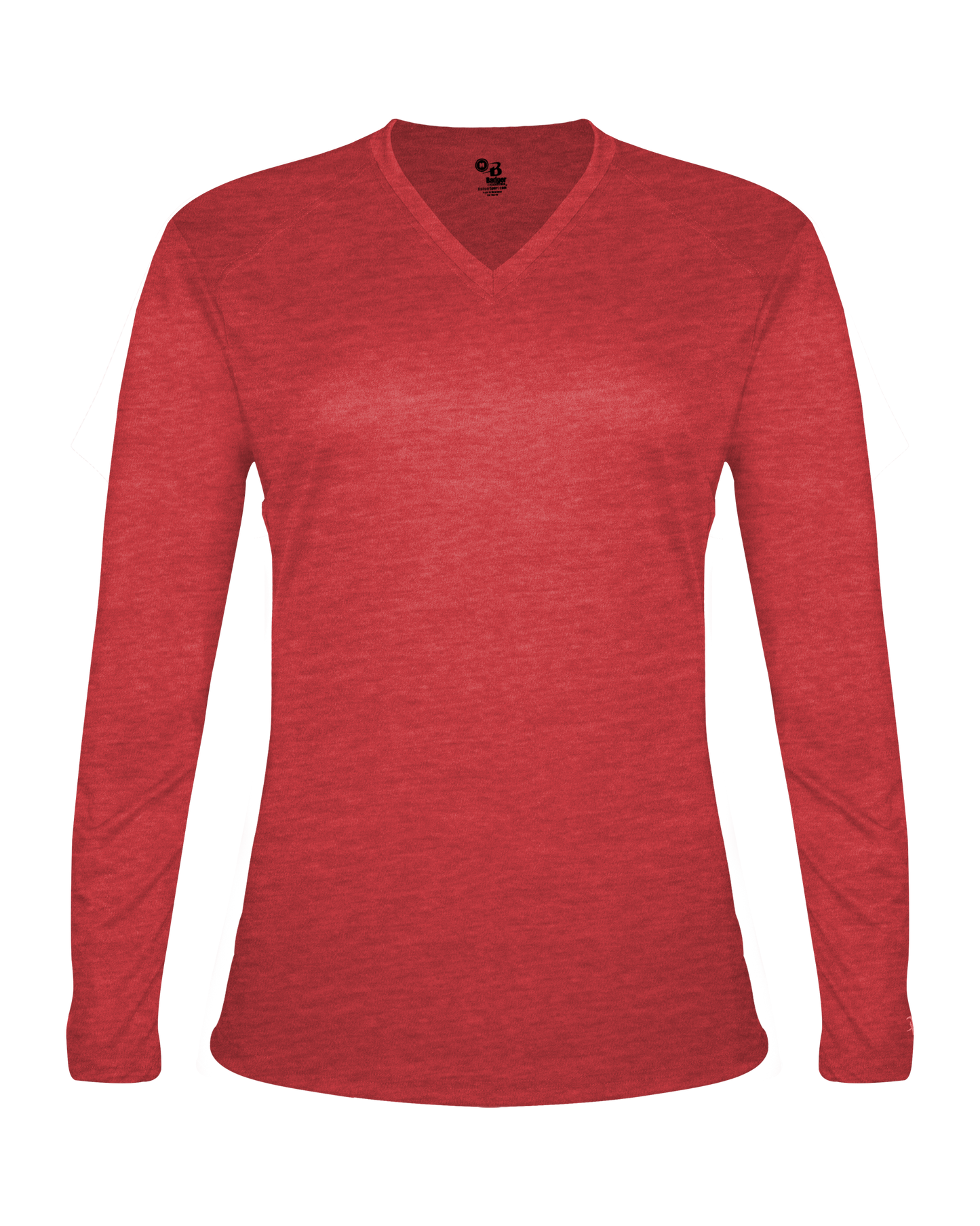 Badger Sport - TRI-BLEND LADIES' V-NECK L/S T (496400)