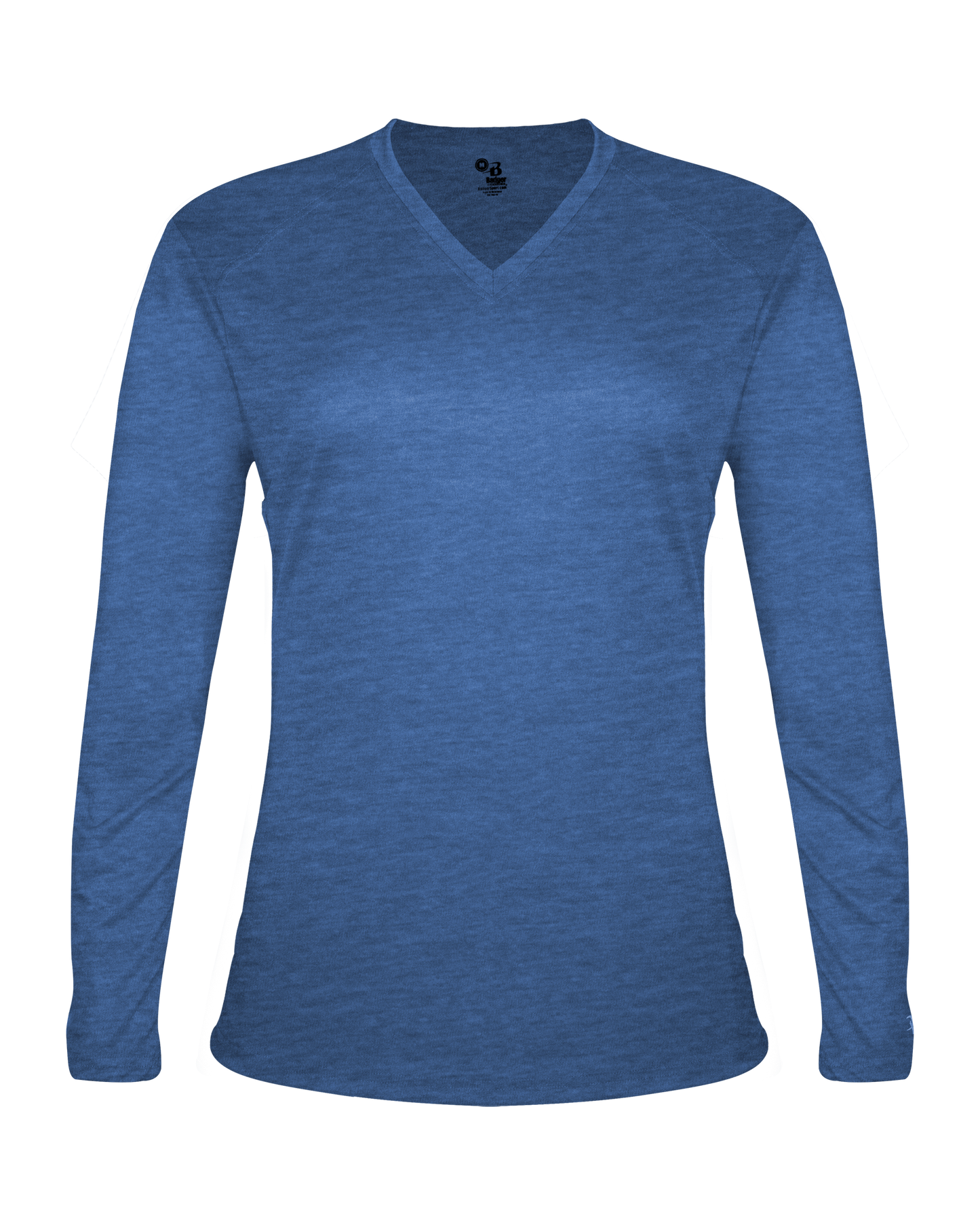 Badger Sport - TRI-BLEND LADIES' V-NECK L/S T (496400)