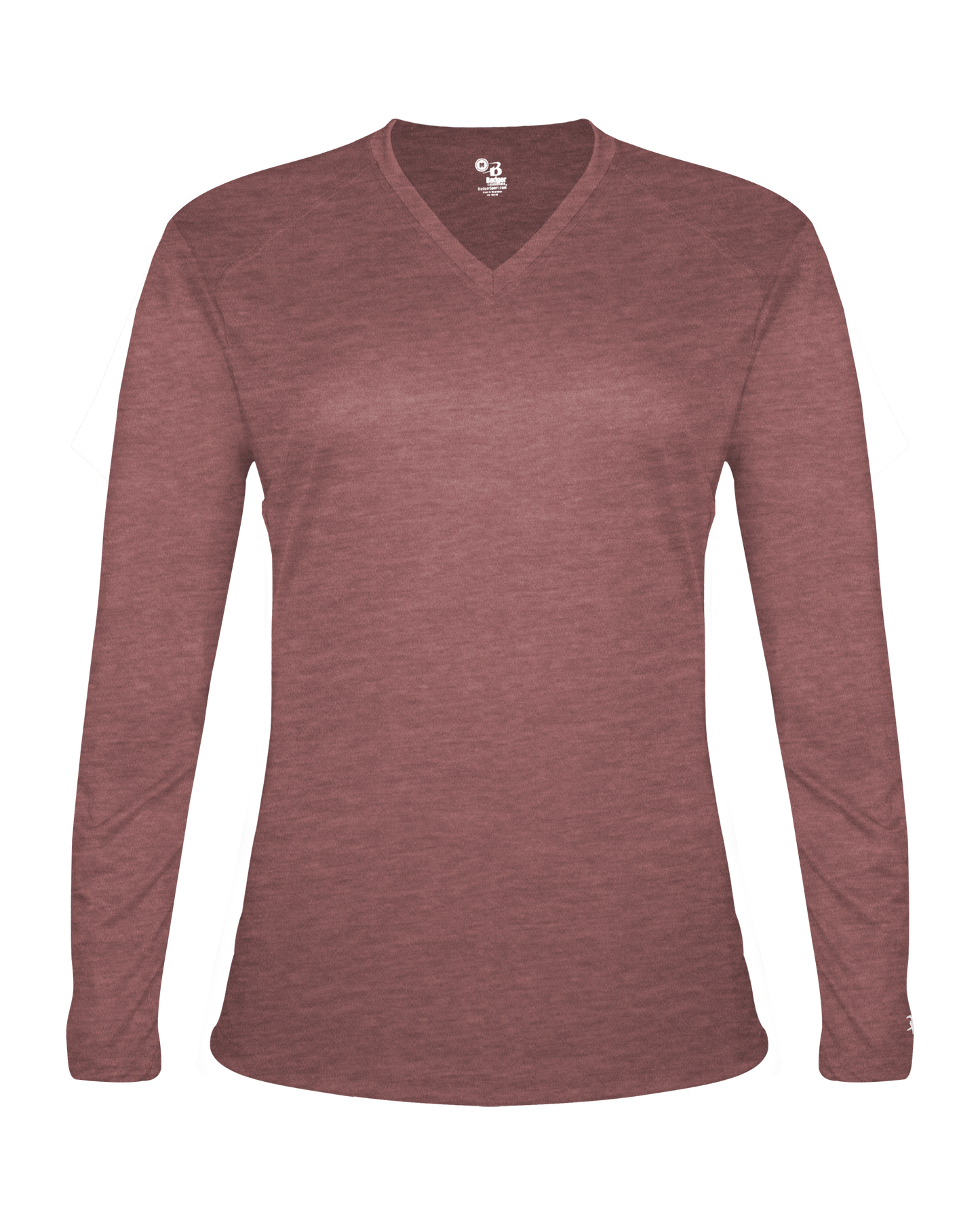 Badger Sport - TRI-BLEND LADIES' V-NECK L/S T (496400)