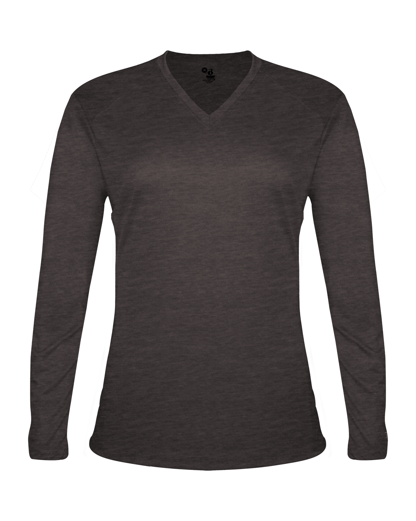 Badger Sport - TRI-BLEND LADIES' V-NECK L/S T (496400)