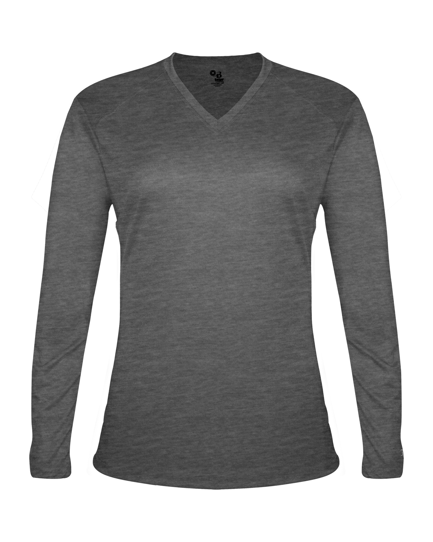 Badger Sport - TRI-BLEND LADIES' V-NECK L/S T (496400)