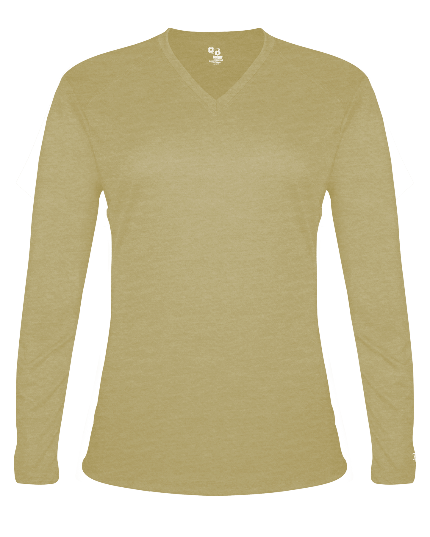 Badger Sport - TRI-BLEND LADIES' V-NECK L/S T (496400)
