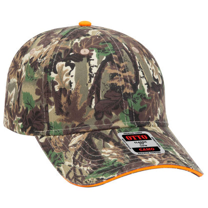 Camouflage 6 Panel Low Profile Baseball Cap (71-602)