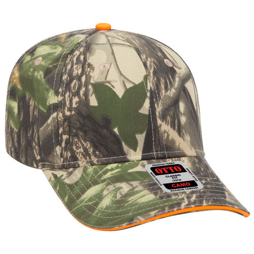 Camouflage 6 Panel Low Profile Baseball Cap (71-602)