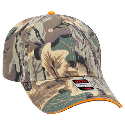 Camouflage 6 Panel Low Profile Baseball Cap (71-602)