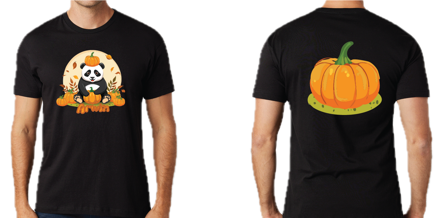 Cotton Heritage Unisex Short Sleeve T-Shirt (MC1040) Arwin's Pumpkin DTF Design