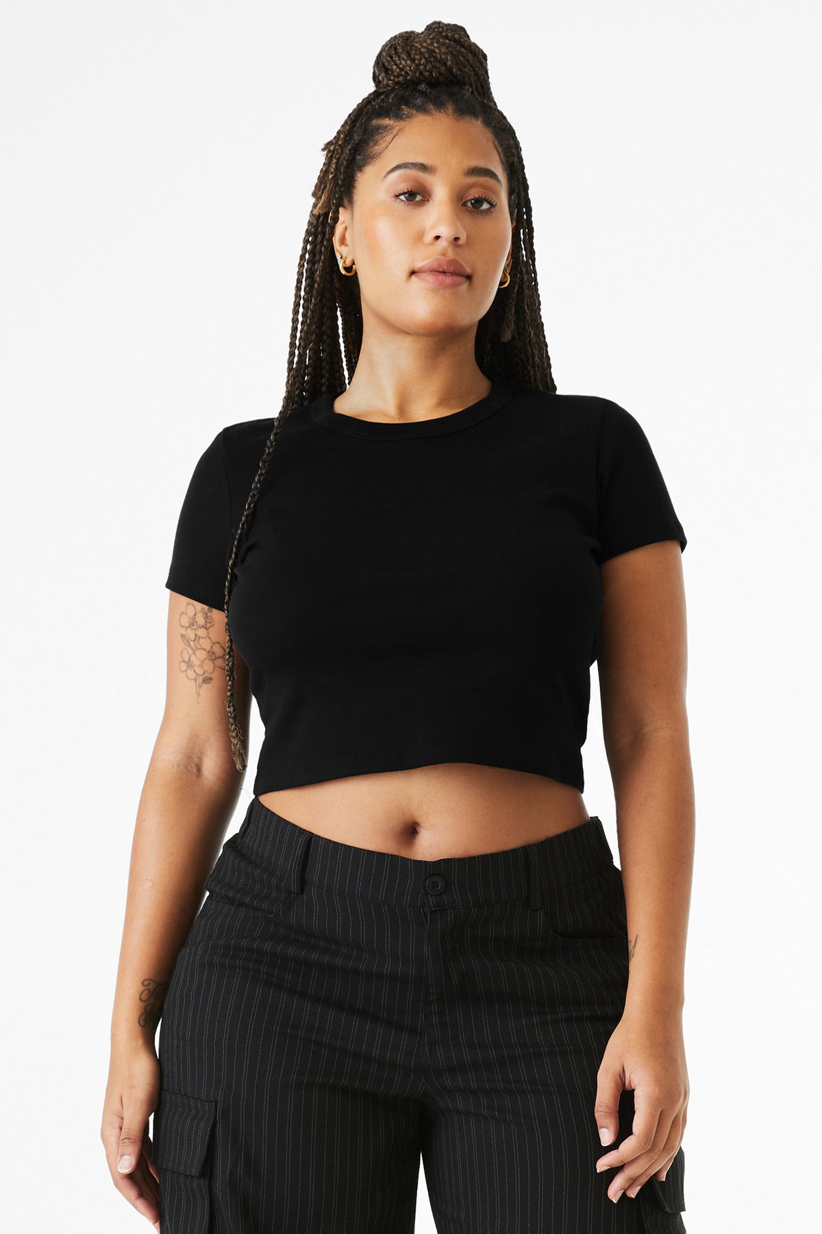 Bella + Canvas Women's Micro Rib Baby Tee (BC1010)