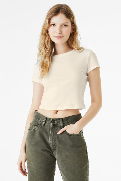 Bella + Canvas Women's Micro Rib Baby Tee (BC1010)