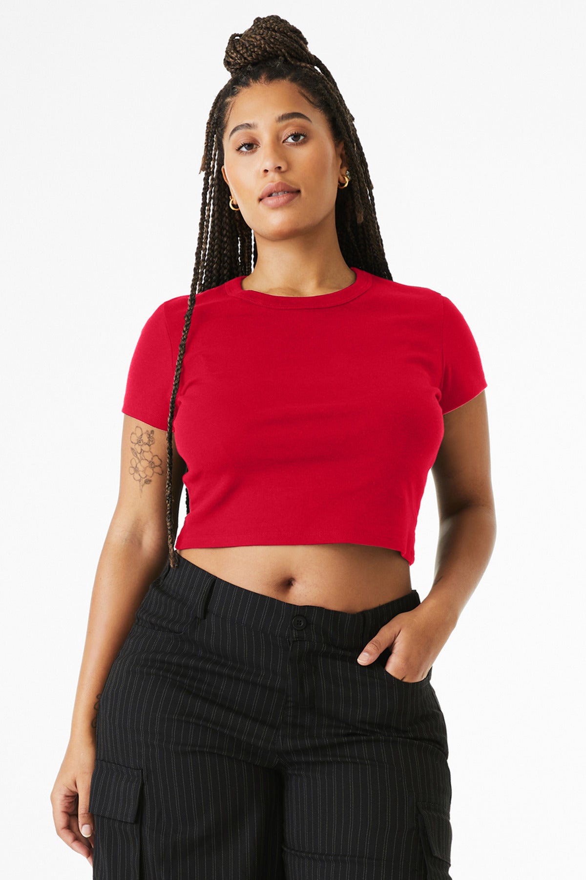 Bella + Canvas Women's Micro Rib Baby Tee (BC1010)