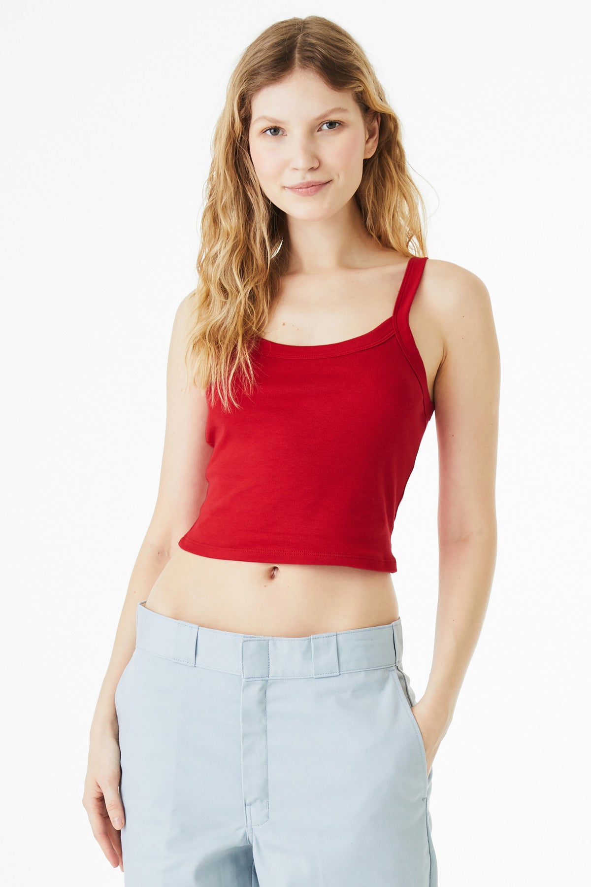 Bella + Canvas - Women's Micro Rib Spaghetti Strap Tank (BC1012)