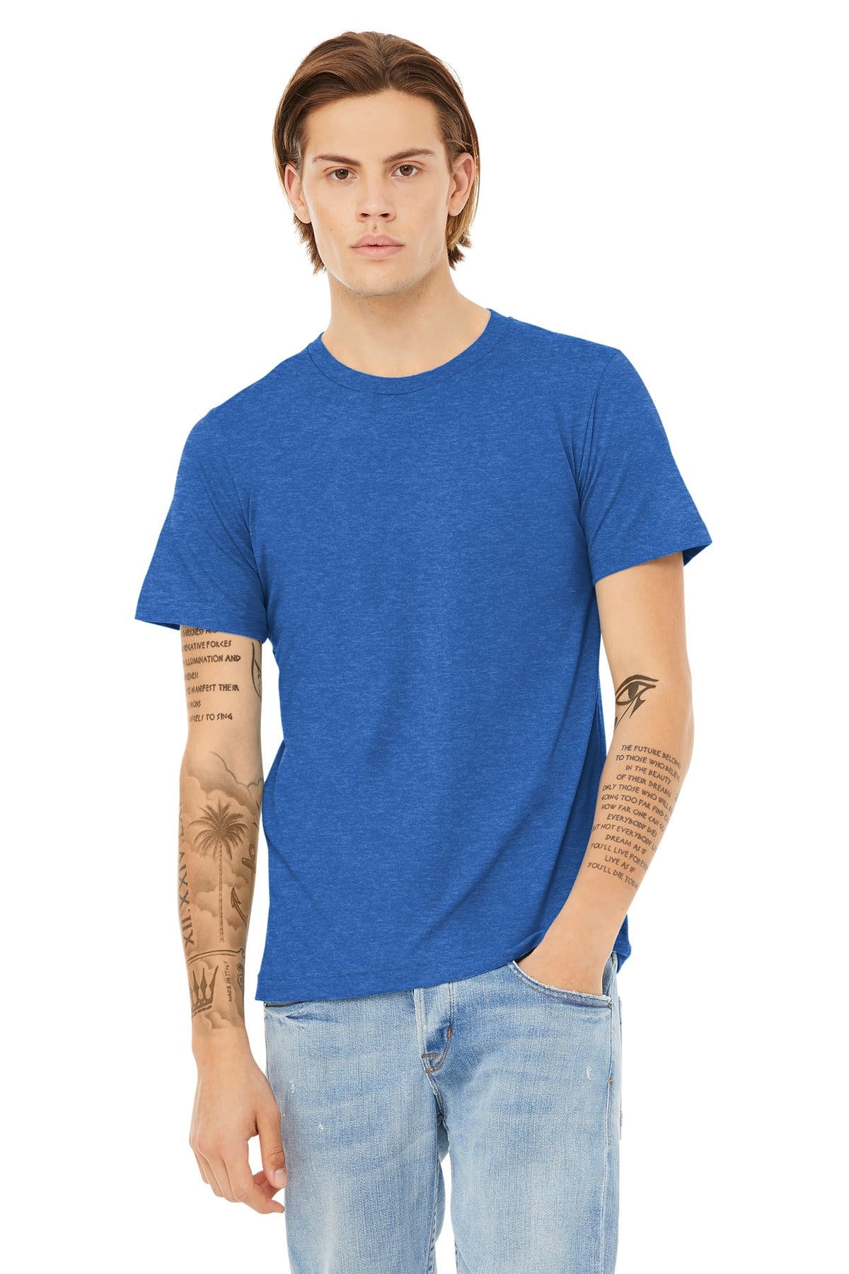 Bella + Canvas - Unisex Heather CVC Short Sleeve Tee (BC3001CVC)