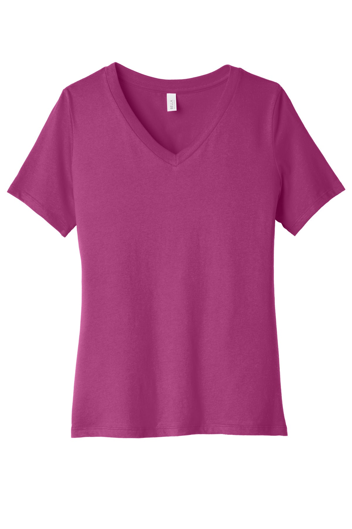 Bella + Canvas - Women's Relaxed Jersey Short Sleeve V-Neck Tee (BC6405)