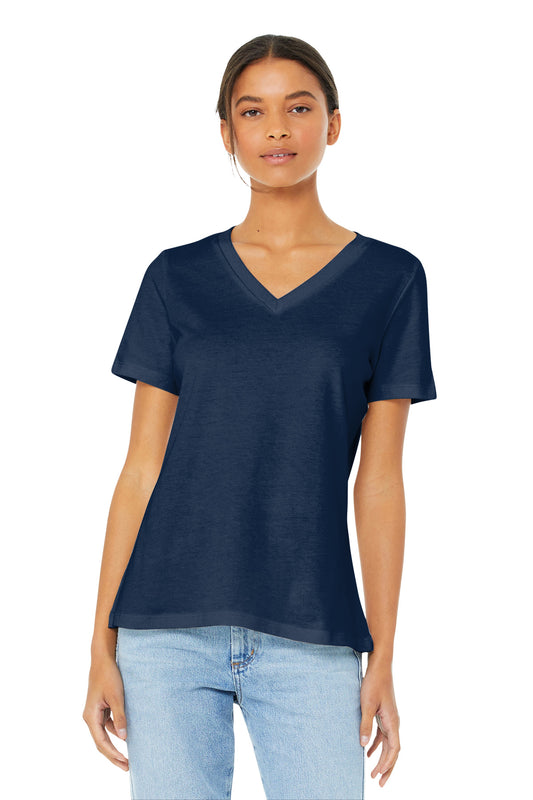 Bella + Canvas - Women's Relaxed Jersey Short Sleeve V-Neck Tee (BC6405)