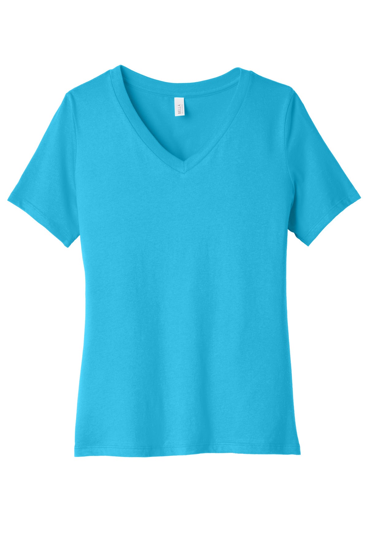 Bella + Canvas - Women's Relaxed Jersey Short Sleeve V-Neck Tee (BC6405)