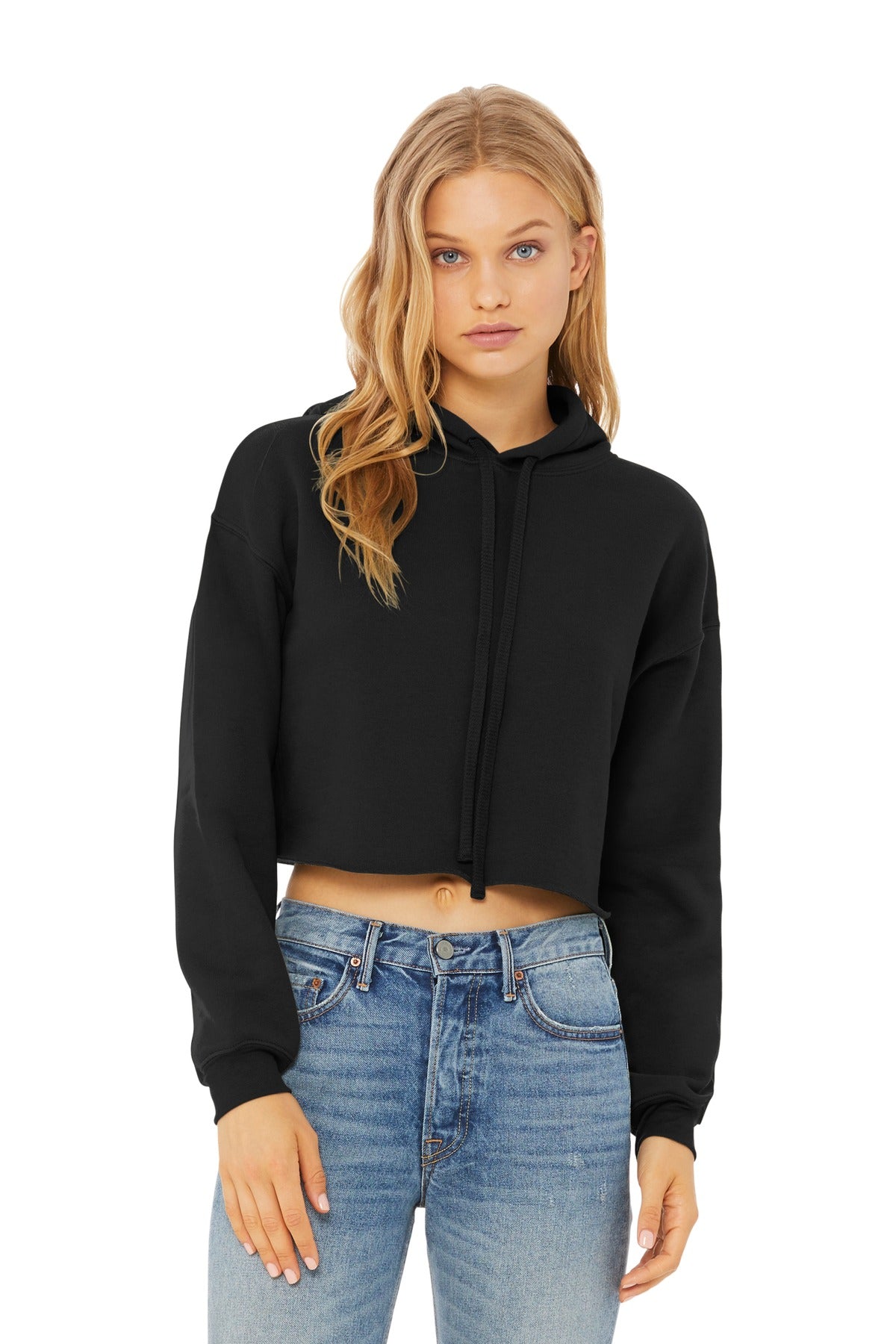 Bella + Canvas - Women's Sponge Fleece Cropped Fleece Hoodie (BC7502)