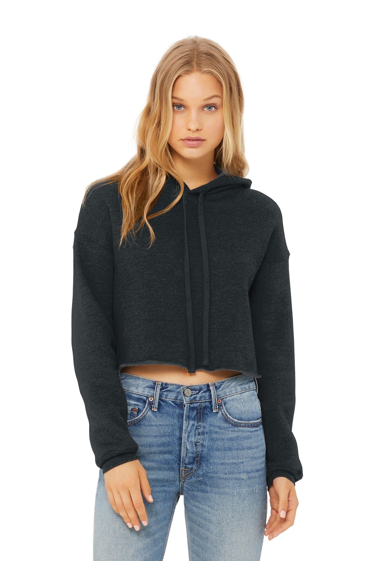 Bella + Canvas - Women's Sponge Fleece Cropped Fleece Hoodie (BC7502)