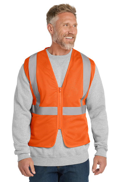CornerStone® ANSI 107 Class 2 Economy Mesh Zippered Vest (CSV101)