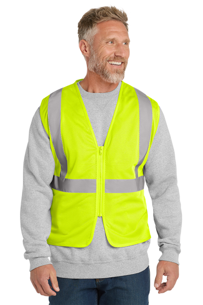 CornerStone® ANSI 107 Class 2 Economy Mesh Zippered Vest (CSV101)