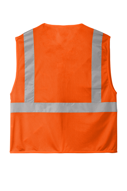 CornerStone® ANSI 107 Class 2 Economy Mesh Zippered Vest (CSV101)
