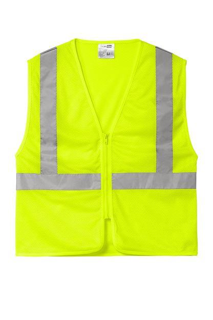 CornerStone® ANSI 107 Class 2 Economy Mesh Zippered Vest (CSV101)