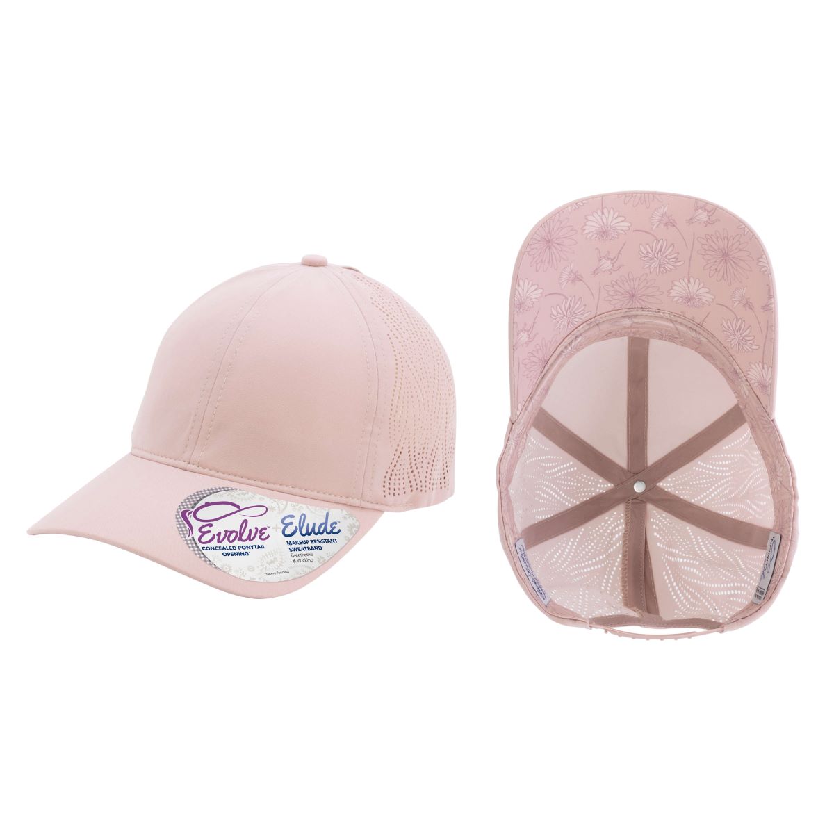 Infinity Her – Gaby – Perforated Performance  Cap with Concealed Ponytail Opening