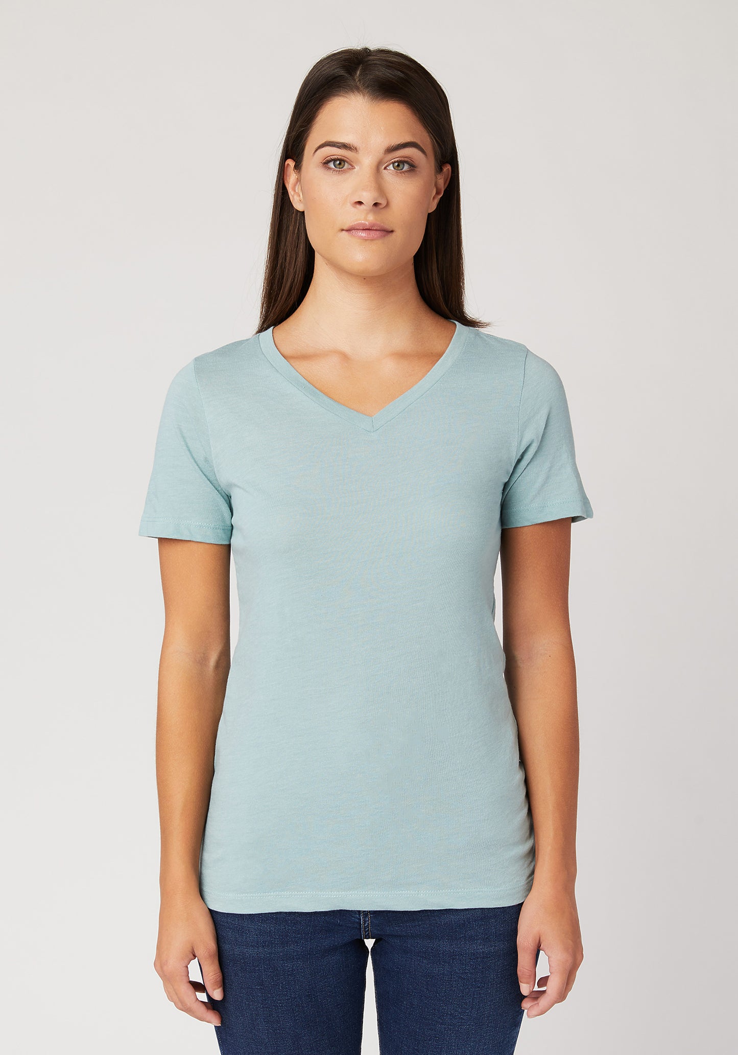 Cotton Heritage Women's Premium Short Sleeve V-Neck (HC1125)