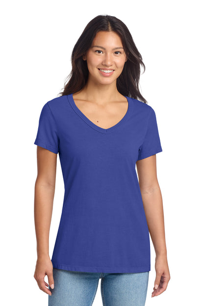 Port & Co - Women's Beach Wash ® Garment-Dyed V-Neck Tee (LPC099V)