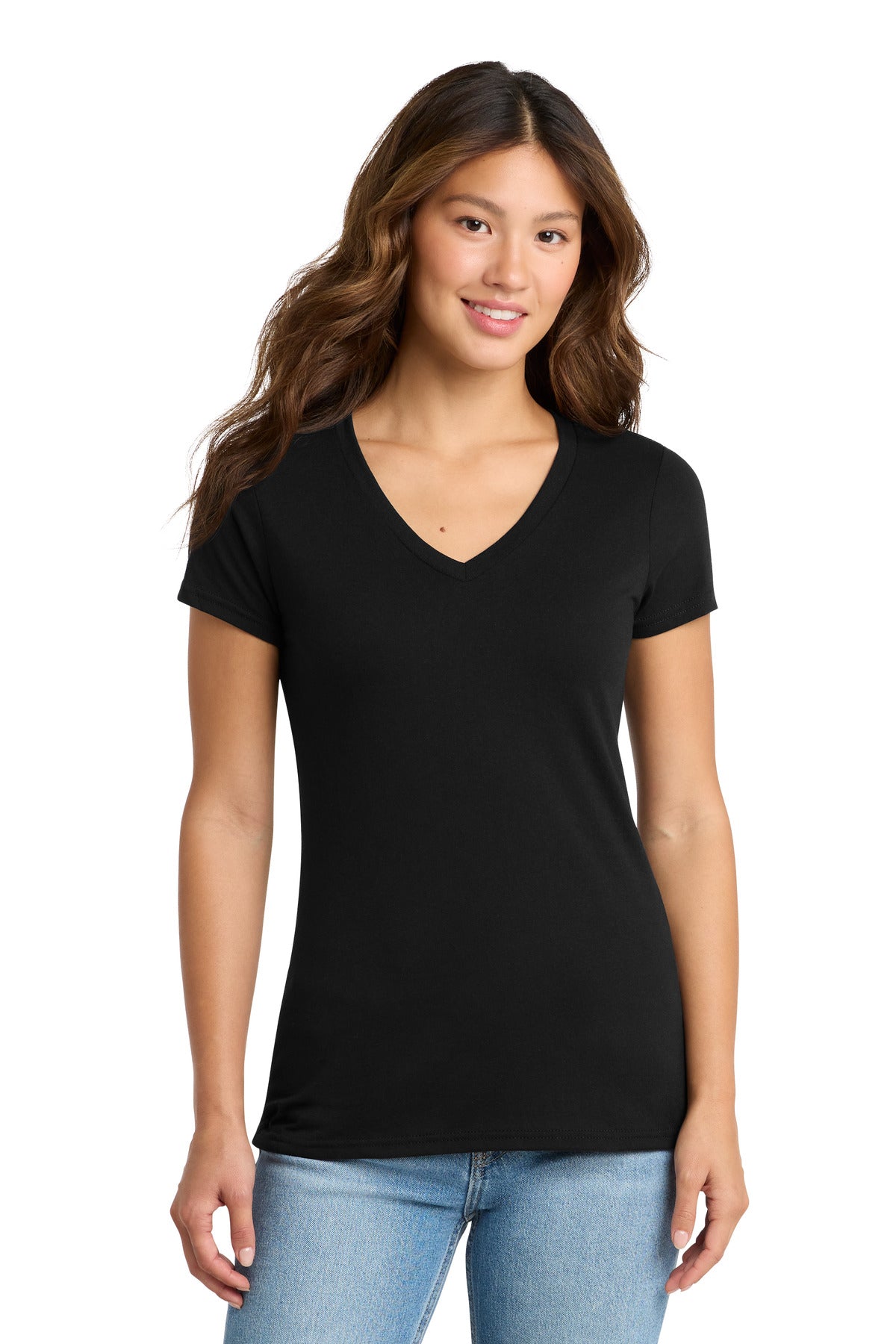 Port & Co - Women's Tri-Blend V-Neck Tee. (LPC330V)