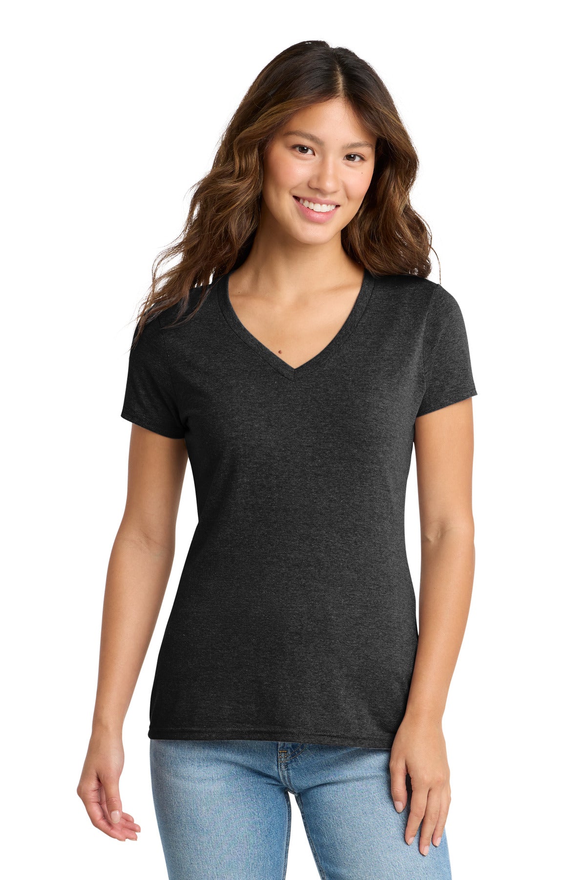 Port & Co - Women's Tri-Blend V-Neck Tee. (LPC330V)