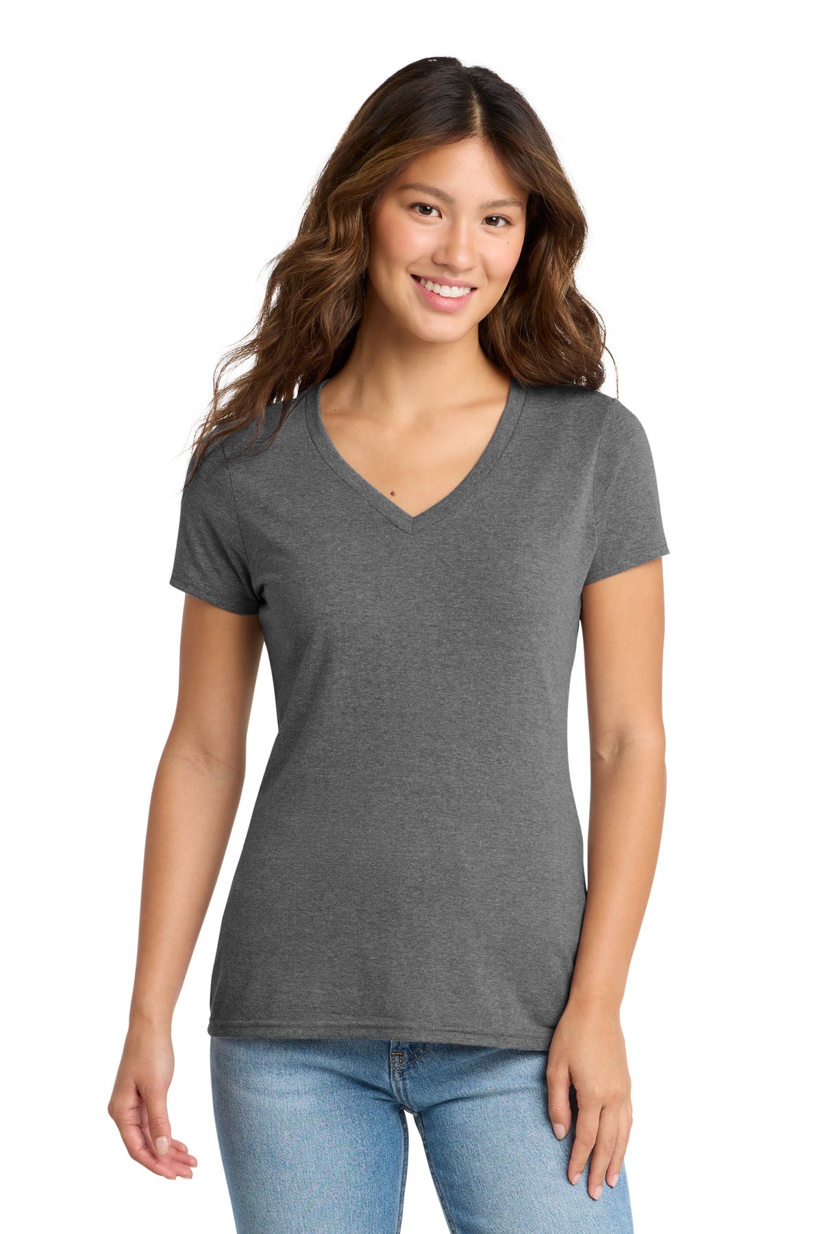 Port & Co - Women's Tri-Blend V-Neck Tee. (LPC330V)