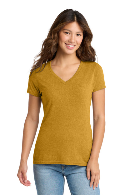 Port & Co - Women's Tri-Blend V-Neck Tee. (LPC330V)