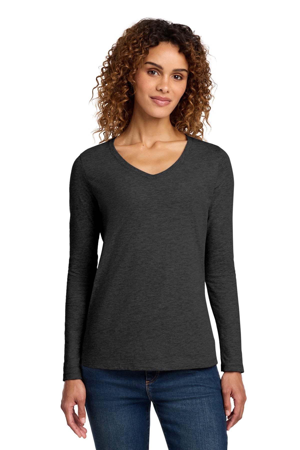 Port & Co -  Women's Long Sleeve Fan Favorite V-Neck Tee (LPC450VLS)