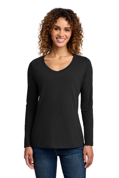 Port & Co -  Women's Long Sleeve Fan Favorite V-Neck Tee (LPC450VLS)