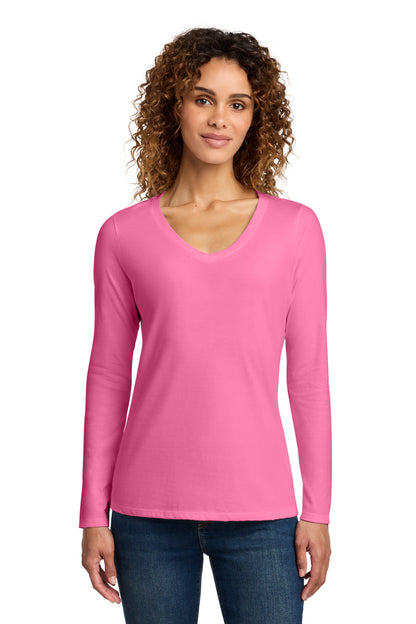 Port & Co -  Women's Long Sleeve Fan Favorite V-Neck Tee (LPC450VLS)