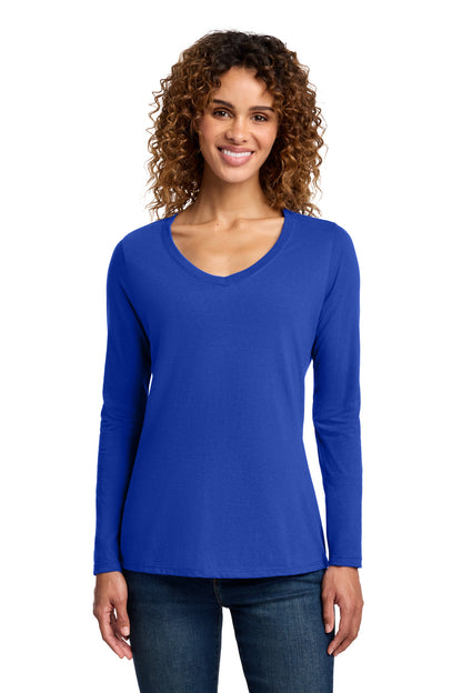 Port & Co -  Women's Long Sleeve Fan Favorite V-Neck Tee (LPC450VLS)