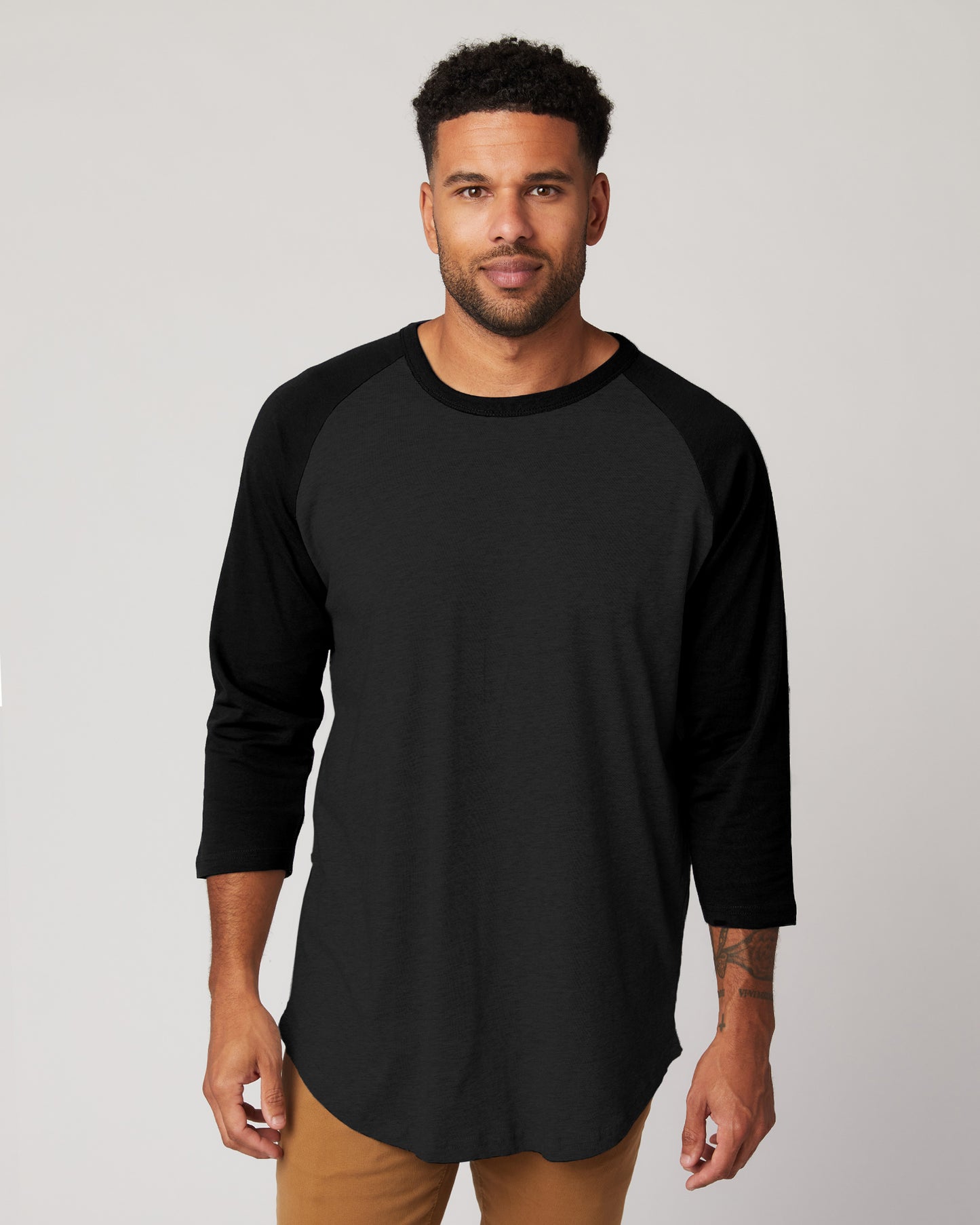 Cotton Heritage Unisex 3/4 Sleeve Baseball Tee (MC1190) - Kraft Life Custom Apparel