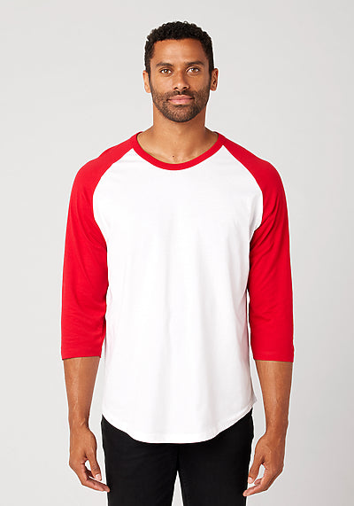 Cotton Heritage - Unisex 3/4 Sleeve Baseball Tee (MC1190)