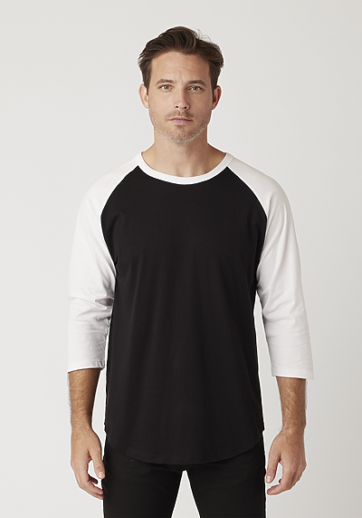 Cotton Heritage - Unisex 3/4 Sleeve Baseball Tee (MC1190)