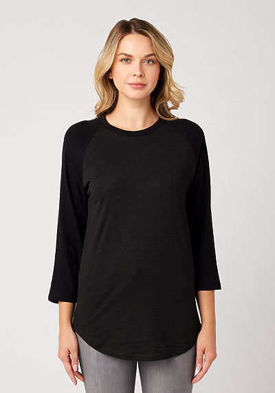 Cotton Heritage - Unisex 3/4 Sleeve Baseball Tee (MC1190)