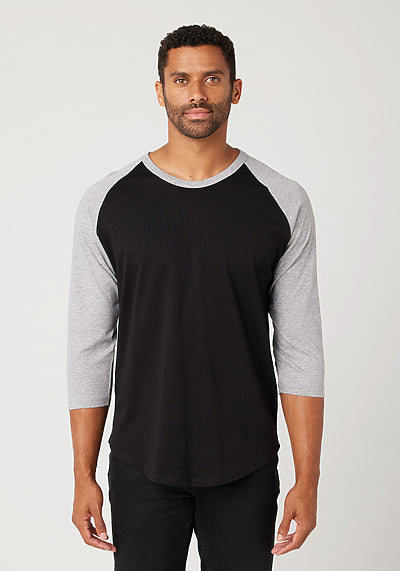 Cotton Heritage - Unisex 3/4 Sleeve Baseball Tee (MC1190)