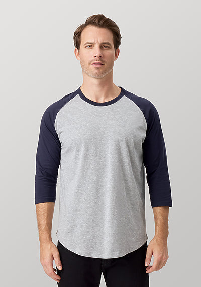 Cotton Heritage - Unisex 3/4 Sleeve Baseball Tee (MC1190)