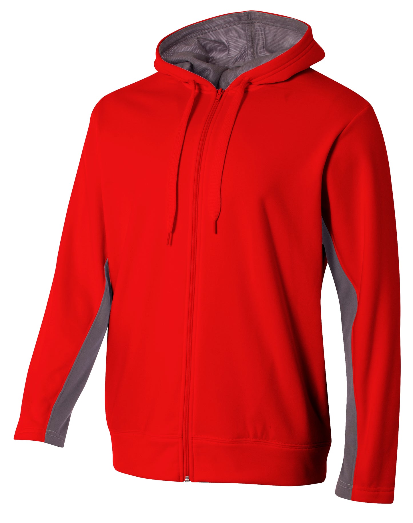 A4 - Full Zip Color Block Fleece Hoodie (NB4251)