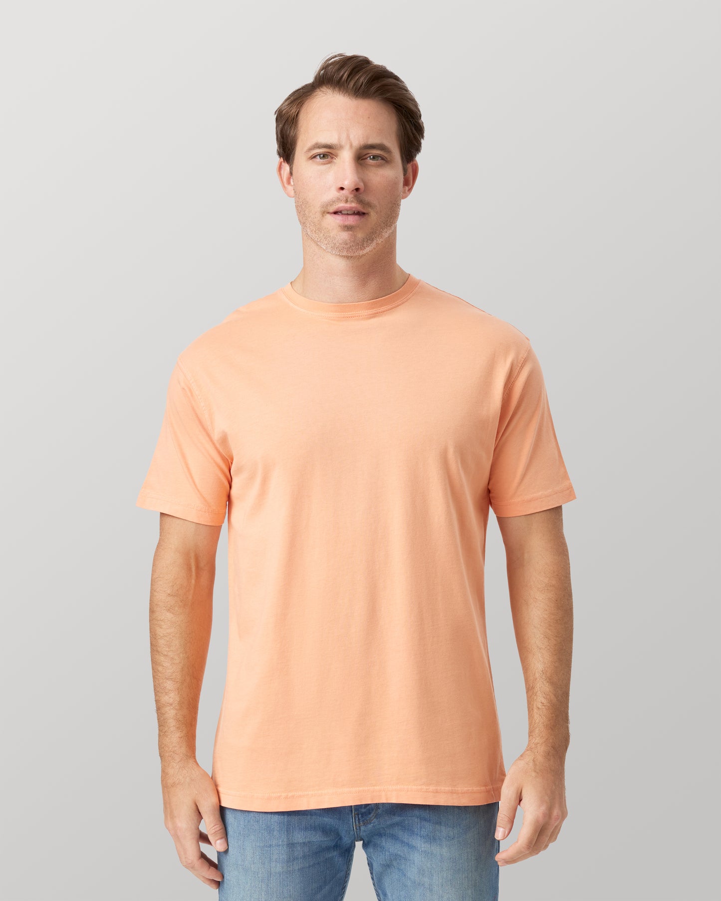 Cotton Heritage Garment Dyed Short Sleeve T-Shirt (OU1690) - Kraft Life Custom Apparel