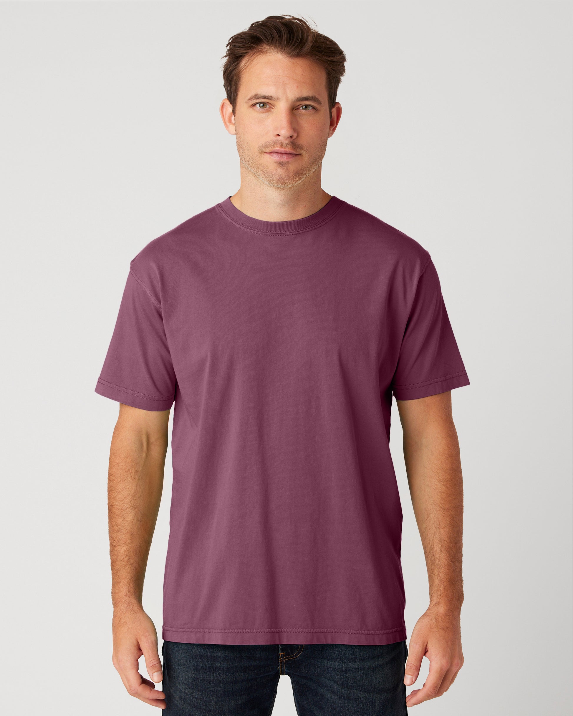 Cotton Heritage Garment Dyed Short Sleeve T-Shirt (OU1690) - Kraft Life Custom Apparel