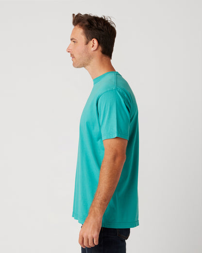 Cotton Heritage Garment Dyed Short Sleeve T-Shirt (OU1690) - Kraft Life Custom Apparel